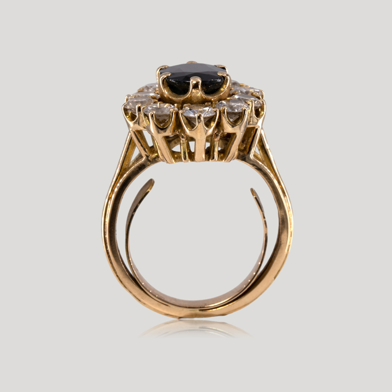 Bague marguerite saphir ancienne best sale