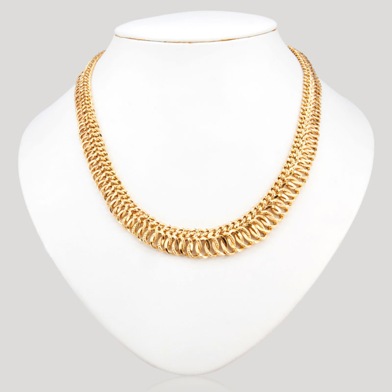 35300549-collier-maille-double-or-jaune