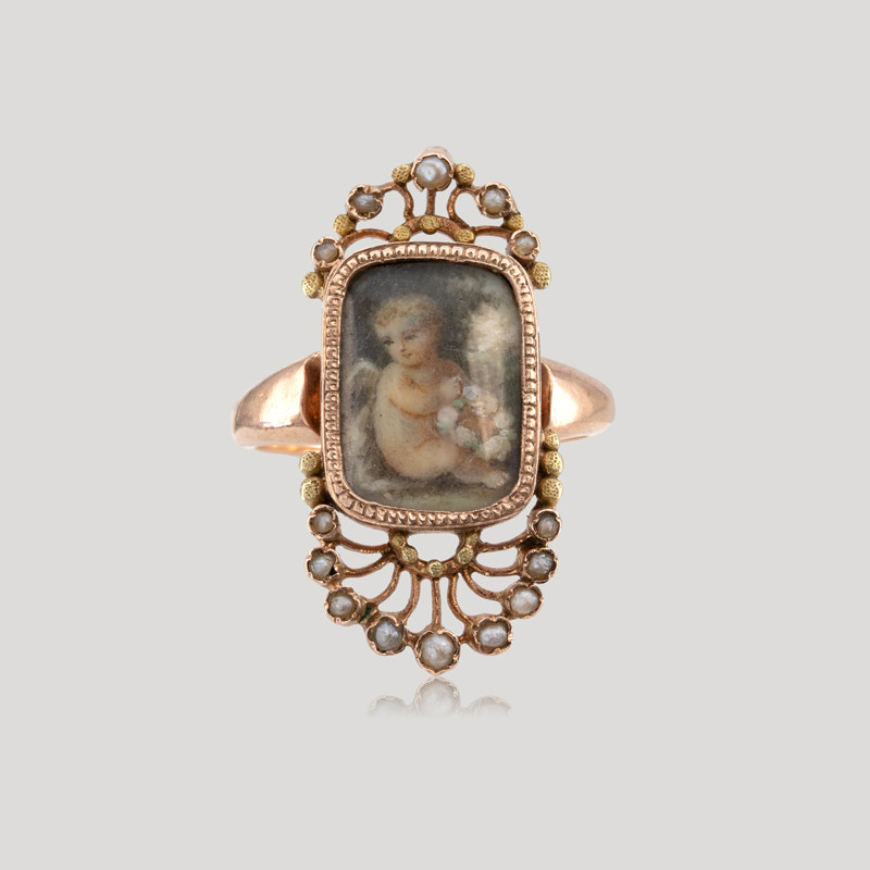 bague-ancienne-putti