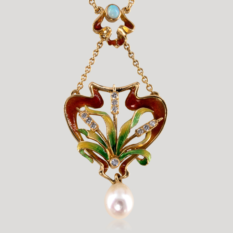 collier-art-nouveau-email-colore-et-perle-img-0862